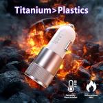 Dual USB-C Car Charger Fast Charge 48W 2-Pack