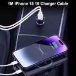 Apple CarPlay USB-C Cable 2-Pack, 1M