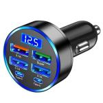 6-in-1 Fast USB-C Car Charger, 45W