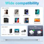 3-Pack 0.5m USB-C Charger Cables for Fast Charging