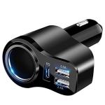 4-in-1 USB-C Car Charger 168W with Dual Ports