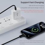 ACANDYA USB-C Braided Charging Cable 3.3 FT