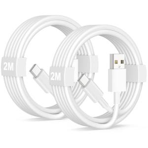 2M USB-A to USB-C Charging Cable for iPhone