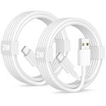 2M USB-A to USB-C Charging Cable for iPhone