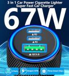 iPhone 17 Fast Car Charger with 3 Ports