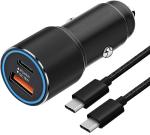 63W Fast Dual Port Car Charger for Smartphones