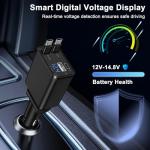 4-in-1 Fast USB-C Car Charger Adapter