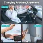 Coiled Retractable USB-C Car Charger Cable