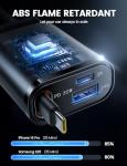 Lamicall 3-in-1 Compact Car Charger Adapter