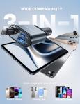 Lamicall 3-in-1 Compact Car Charger Adapter