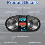 120W Dual USB-C Car Charger with Voltmeter