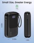 20000mAh Fast Charging Power Bank with Cables