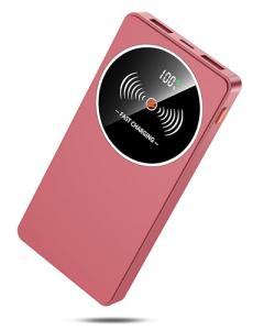 10000mAh Fast Charging USB-C Power Bank Red