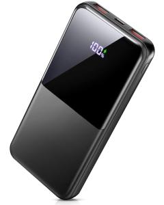 10000mAh USB-C Power Bank with LED Display