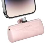 Kuulaa 4500mAh Mini USB-C Power Bank (Pink)