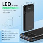 Portable 10,000mAh Fast Charging Power Bank