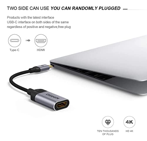 QGeeM 4K USB-C HDMI Adapter for Laptops/Mobiles