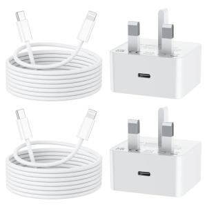 iPhone Fast Charger Cable 2M, 25W PD, 2-Pack
