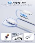iPhone Fast Charger Cable 2M, 25W PD, 2-Pack