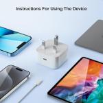 20W USB-C Fast Charger for iPhone and iPad