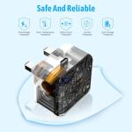 2-Pack 20W USB-C Charger with 6.6FT Cable