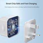 20W USB-C Fast Charger for iPhone and iPad