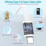 2-Pack 20W USB-C Charger with 6.6FT Cable