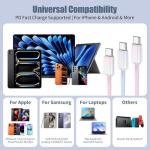 USB-C Fast Charging Cable 3-Pack, 3FT