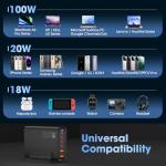 200W 6-Port USB-C Fast Charging Station