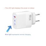 European Travel Adapter with Dual USB-C Fast Charging