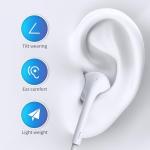 Wired USB-C Earbuds with Mic and Volume Control