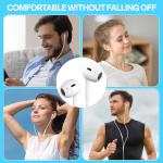 Wired USB-C Earbuds with Mic and Volume Control