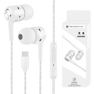 USB-C Wired In-Ear Headphones for Android Devices