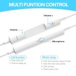 2 Pack Wired USB-C Headphones with Microphone