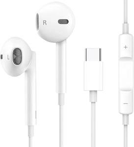 USB-C Earbuds with Microphone for iPhone & Android