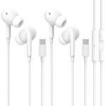 USB-C Headphones with Mic for iPhone and Galaxy