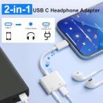 Dalimee USB-C to 3.5mm Adapter with Charging