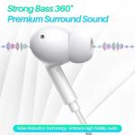 USB-C Headphones with Mic for iPhone and Galaxy