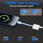 Dalimee USB-C to 3.5mm Adapter with Charging