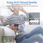 Dalimee USB-C to 3.5mm Adapter with Charging