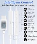 USB-C Earphones with Microphone - 2 Pack
