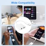 Dalimee USB-C to 3.5mm Adapter with Charging