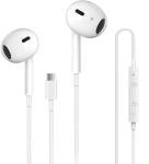 USB-C In-Ear Headphones with Mic & Noise Cancellation