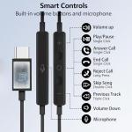 USB-C Headphones with Mic and Volume Control