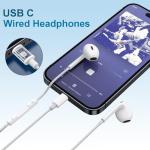 USB-C In-Ear Headphones with Mic & Noise Cancellation