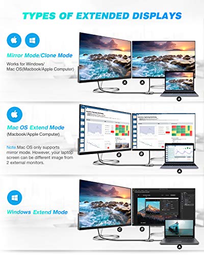 UtechSmart USB-C Hub with Dual HDMI