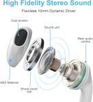 2 Pack USB C Earbuds with Mic and Volume