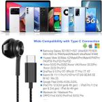 GUUVOR USB-C In-Ear Headphones with Microphone