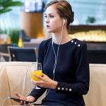 USB-C Wired Headphones with Mic and Volume Control