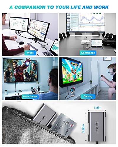 UtechSmart USB-C Hub with Dual HDMI